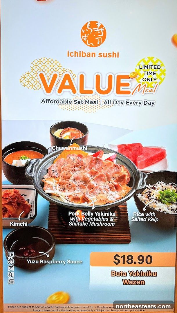 Ichiban Sushi Value Meal