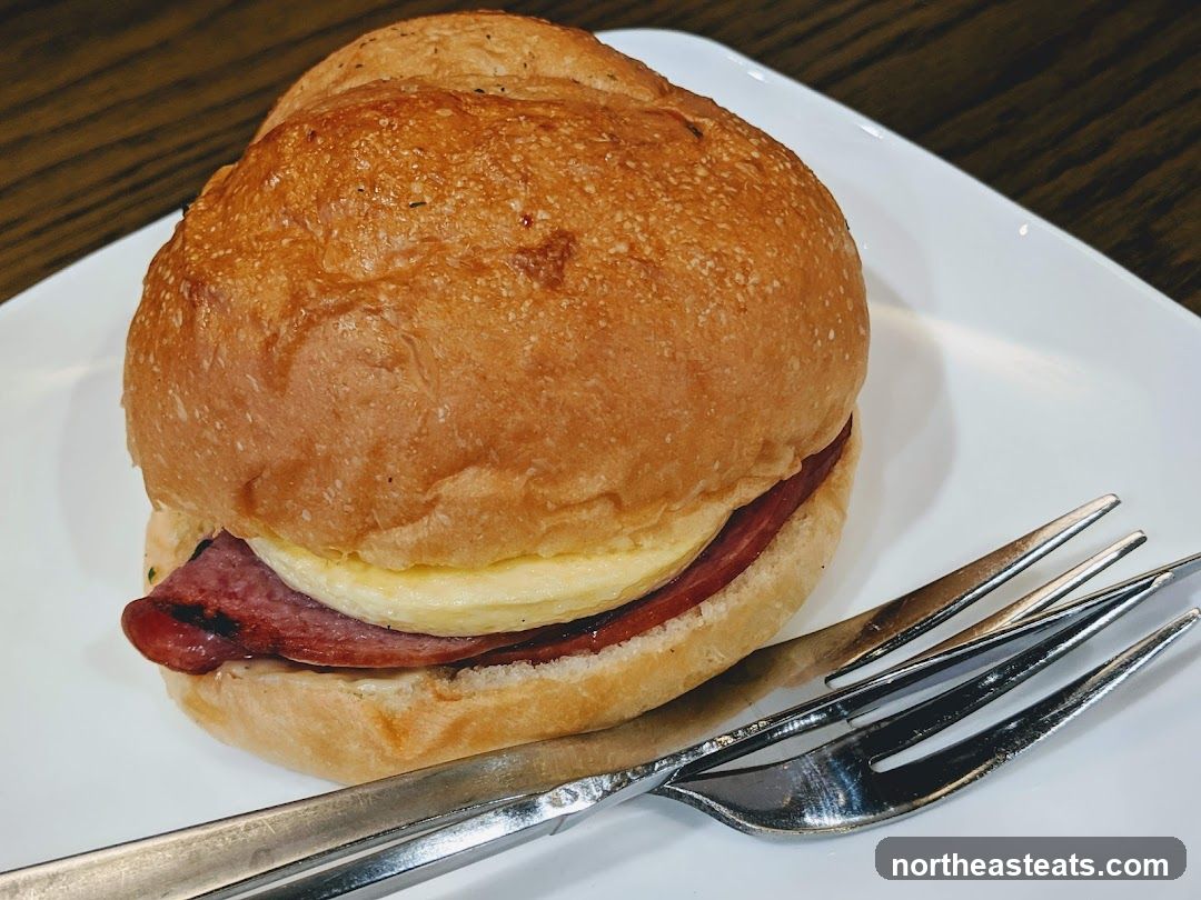 Sandwich with Meat and Egg