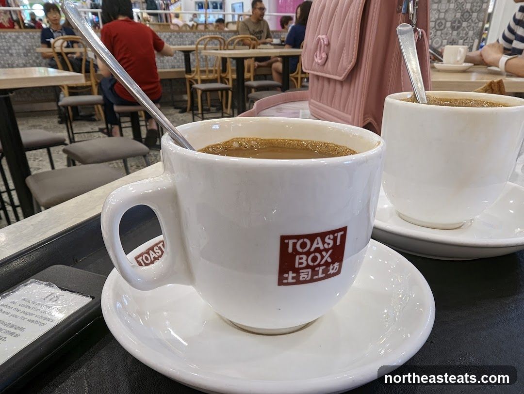 Coffee Cups at Toast Box