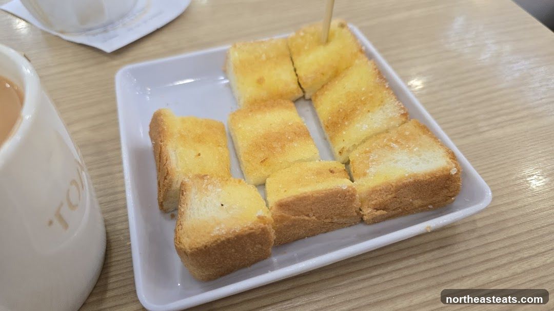 Toast with butter and sugar
