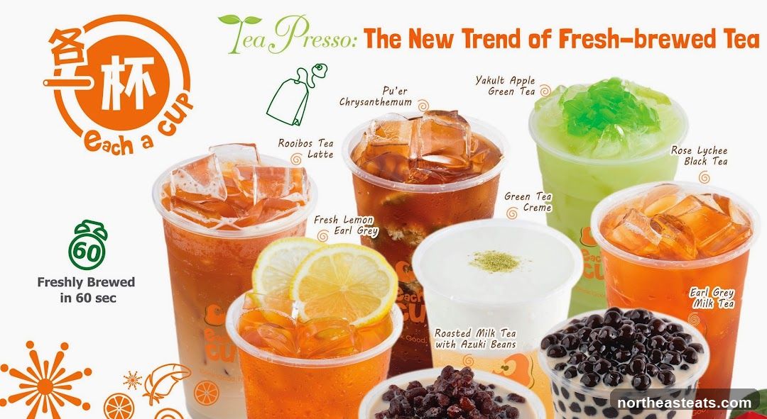 Tea Presso Menu