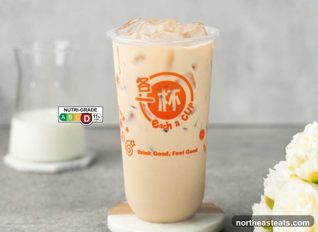 Milk Tea with Nutri-Grade Label