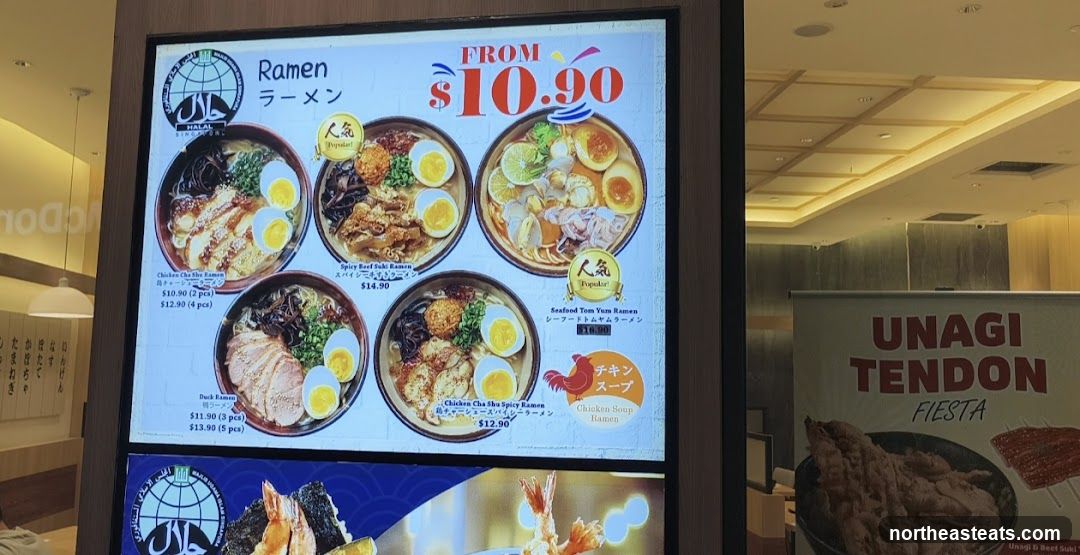 Ramen Menu