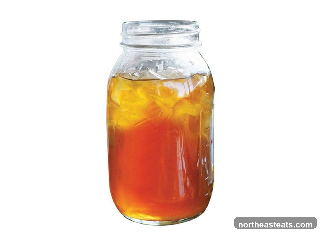 Iced Tea in a Mason Jar