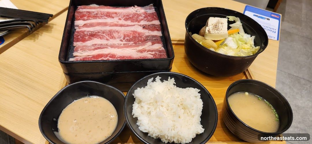 Shabu-shabu meal