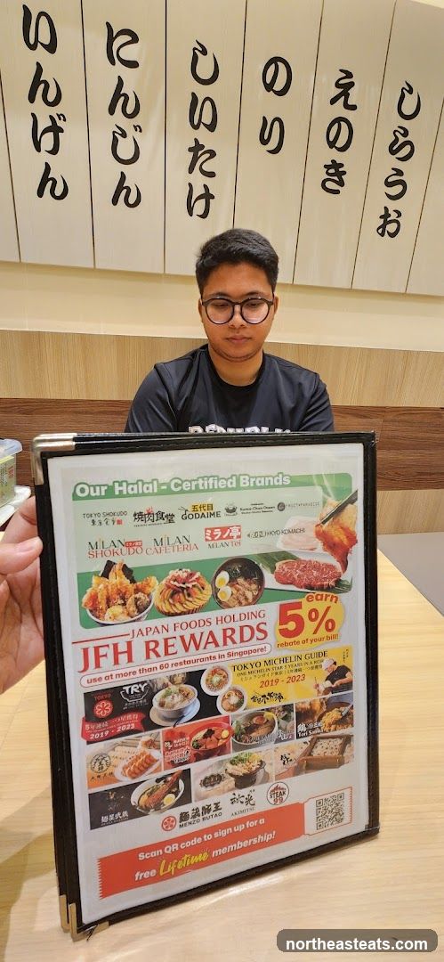 JFH Rewards Menu
