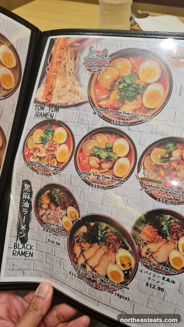 Ramen Menu