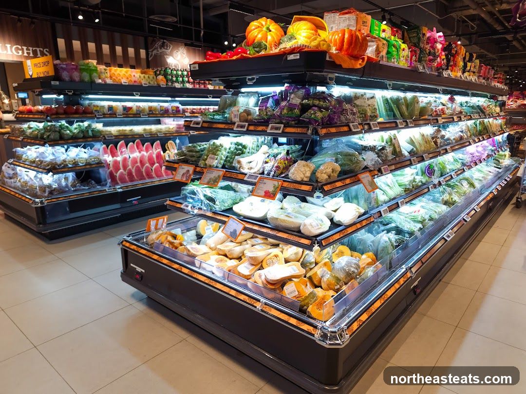 Supermarket Produce Section