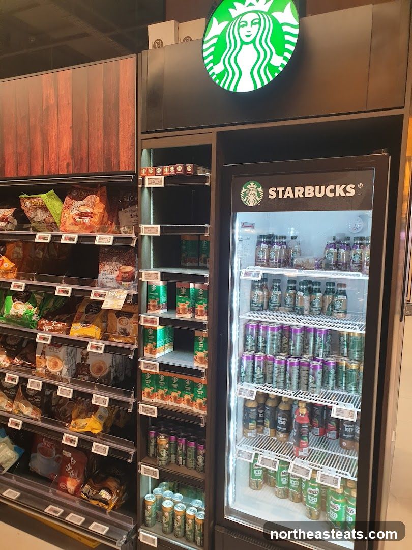 Starbucks Display in a Store