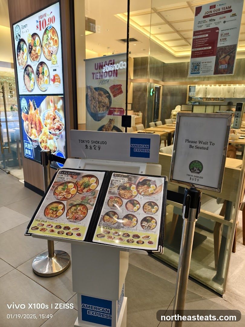 Restaurant Entrance with Menu