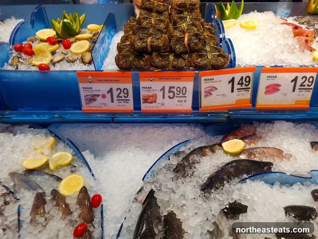 Fresh Seafood Display