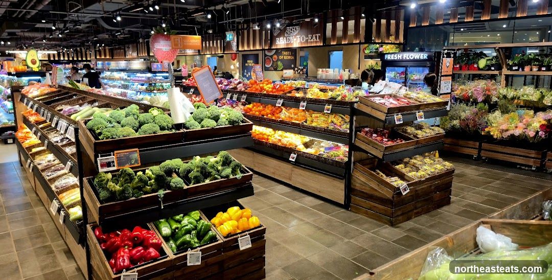 Grocery Store Produce Aisle