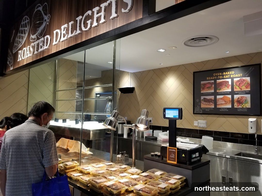 Ready-to-eat roasts display
