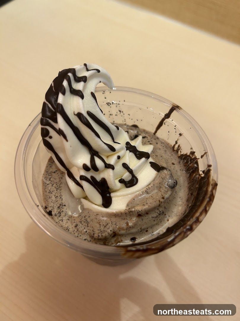 Oreo Soft Serve Ice Cream