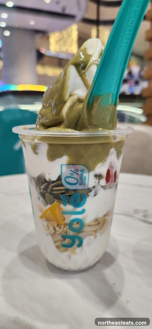 Yogurt Parfait with Green Sauce