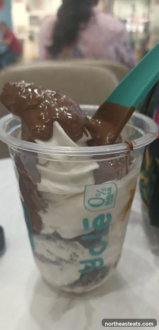 Dessert with Chocolate Drizzle