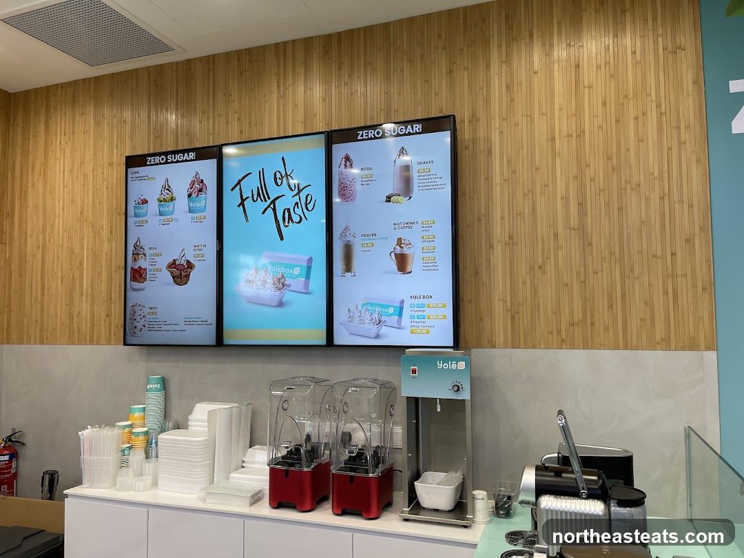 Yole Menu