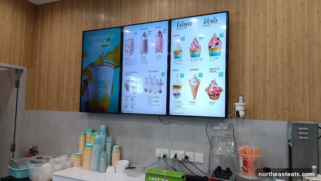 Froyo Zero Menu