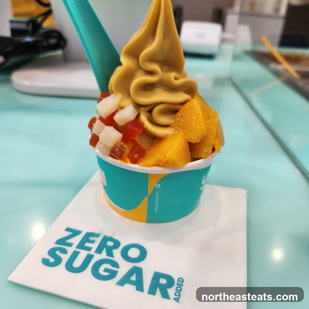 Frozen Yogurt with Toppings