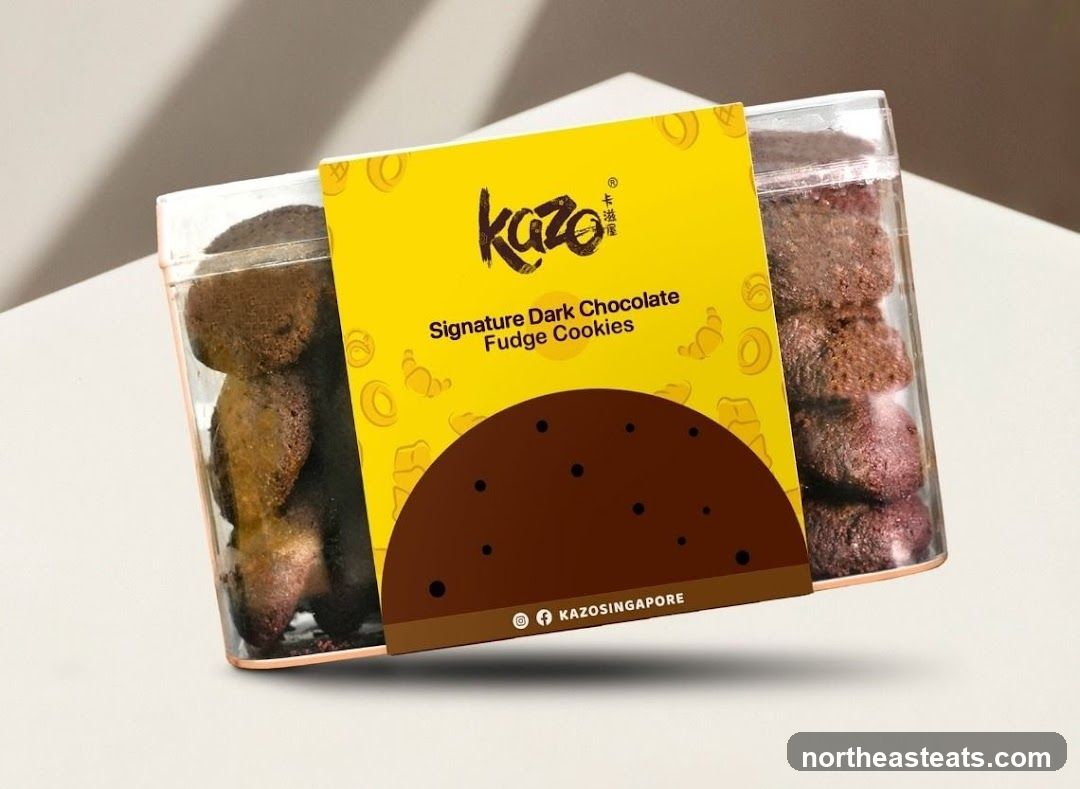 Kazo Signature Dark Chocolate Fudge Cookies