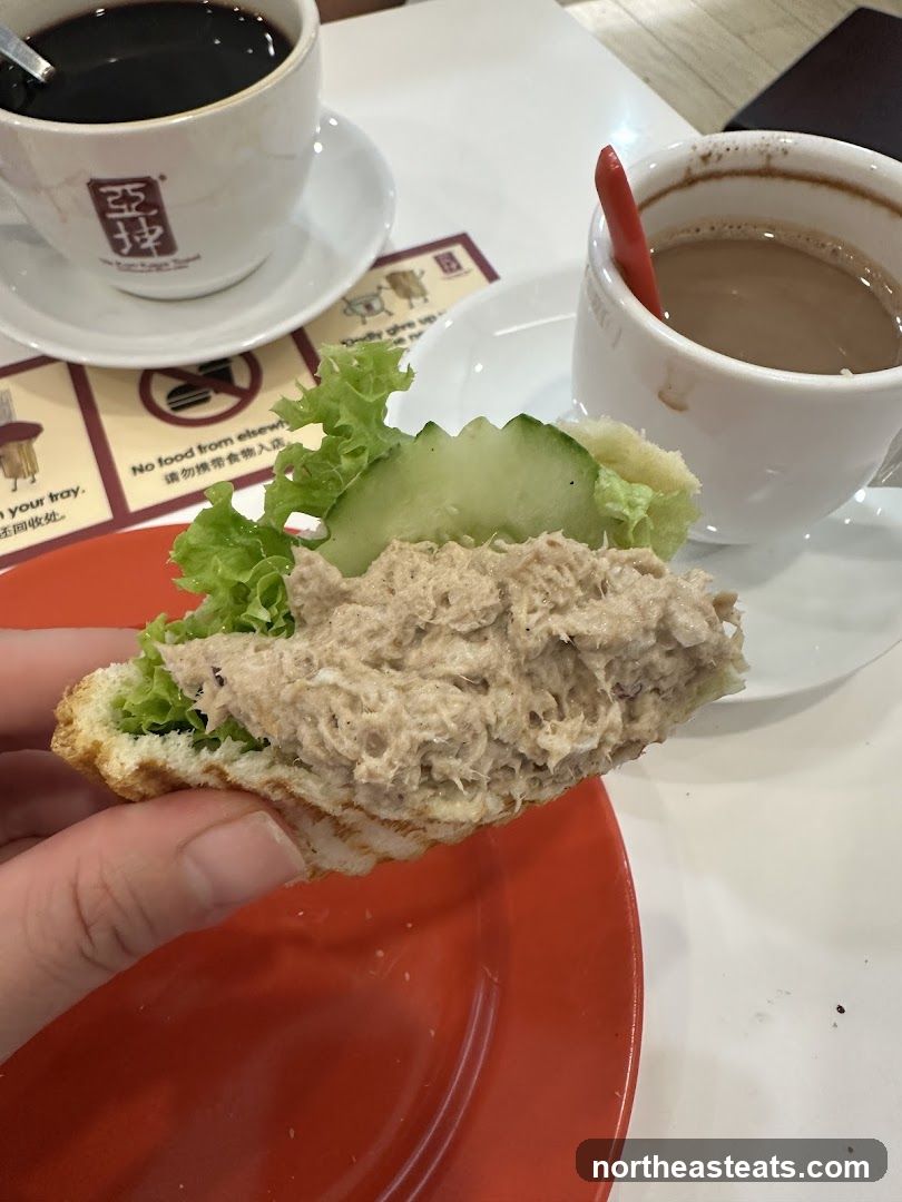 Tuna Sandwich and Coffee