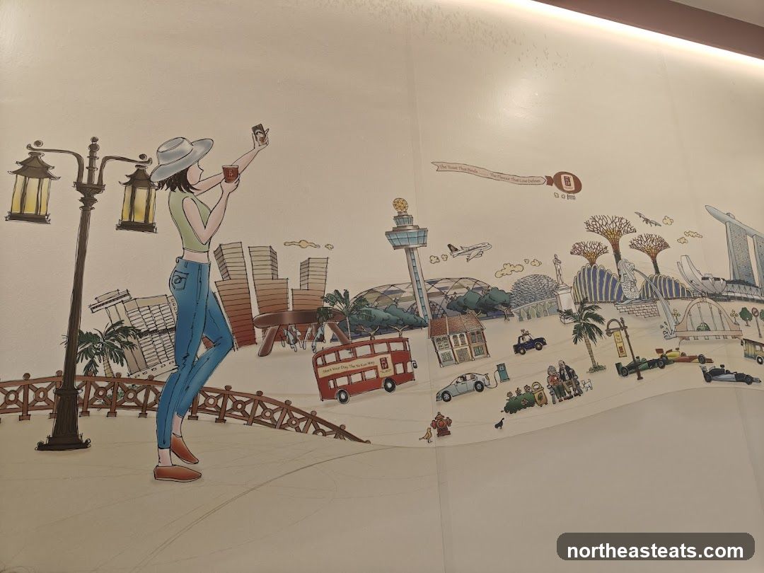 Singapore Skyline Mural