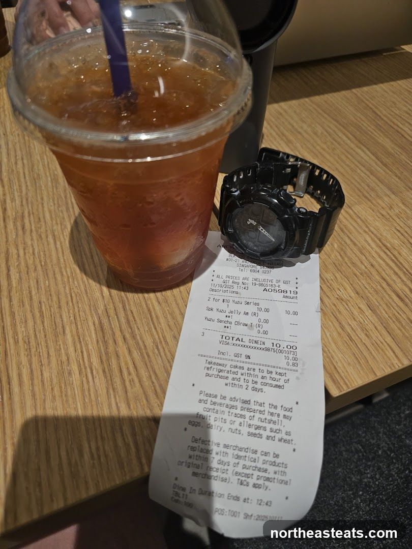 Receipt and Drink