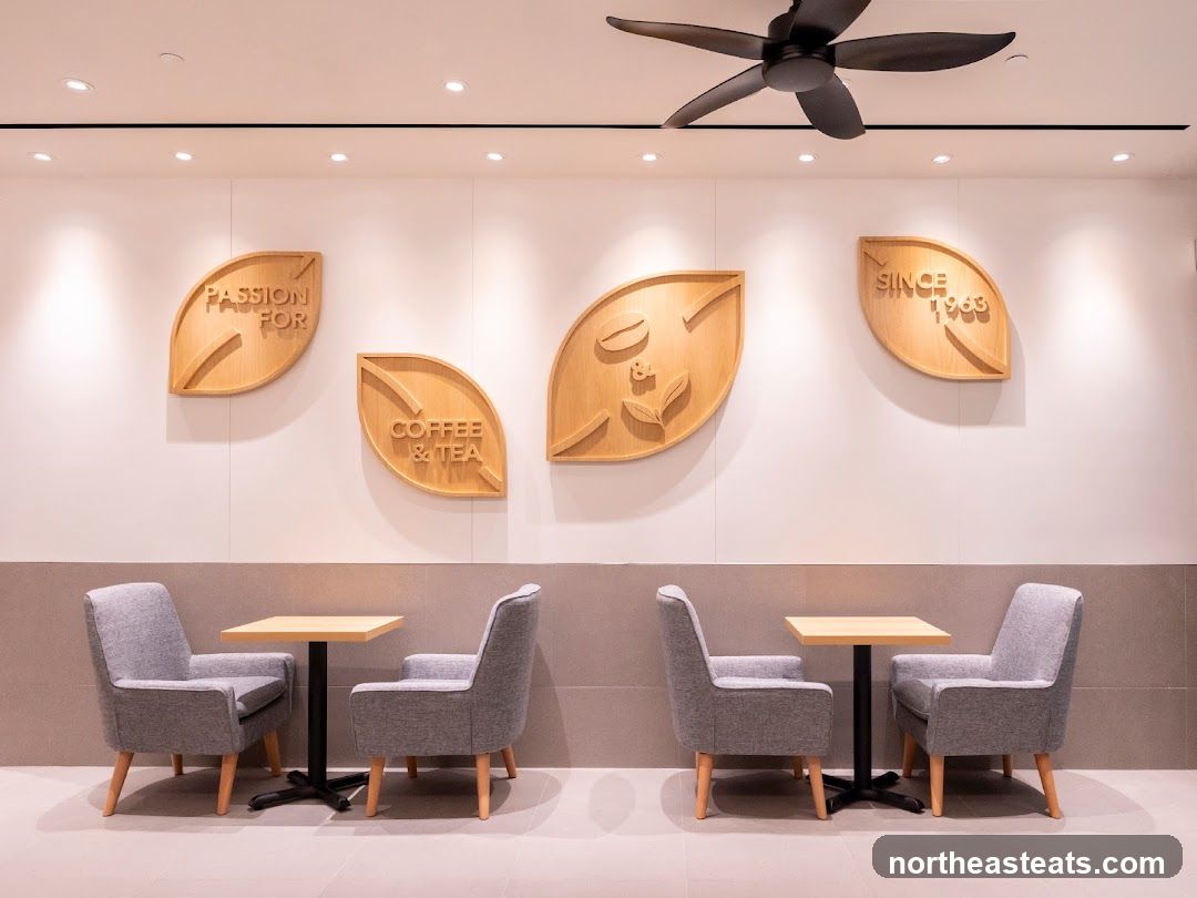 Coffee and Tea Cafe Interior