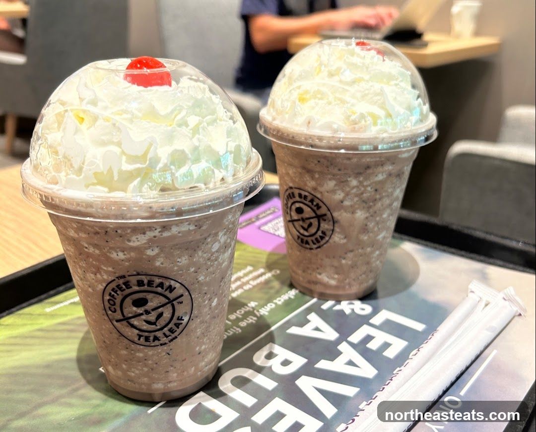 Two Coffee Bean & Tea Leaf Drinks