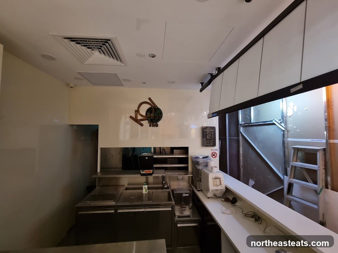Interior of a food establishment