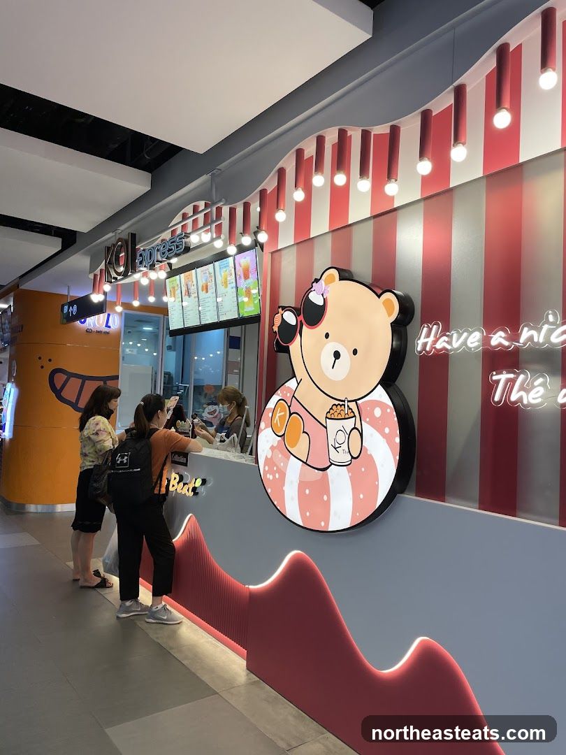 Bubble Tea Shop Counter
