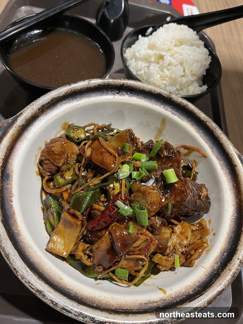 Claypot Dish with Rice and Soup