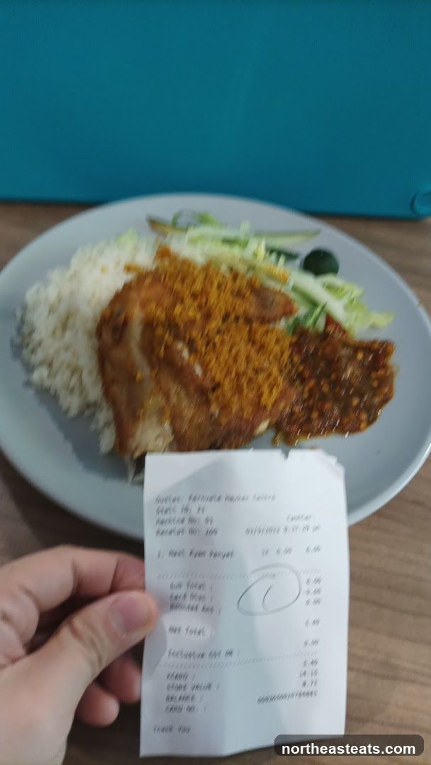 Receipt and Food