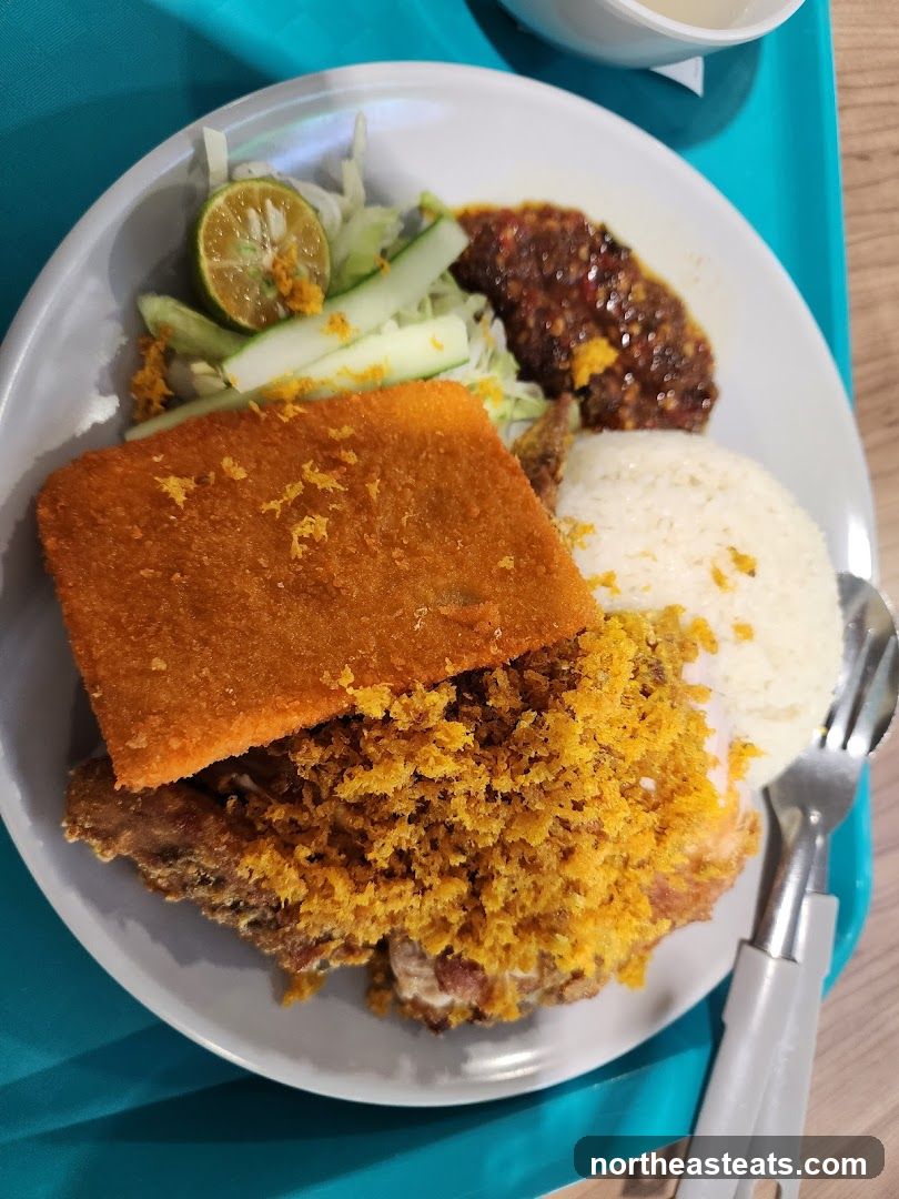 Fried Chicken Rice Plate