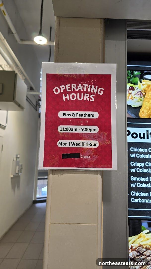 Operating Hours Sign