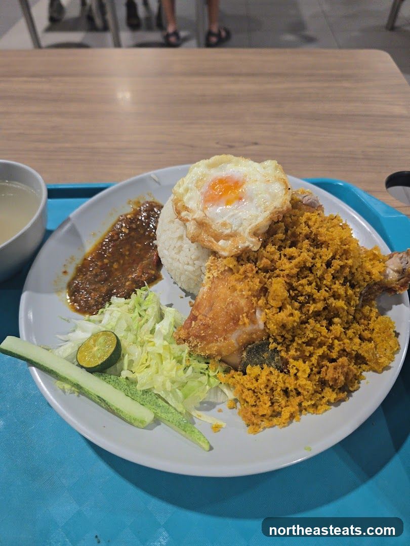 Fried Chicken Rice Plate