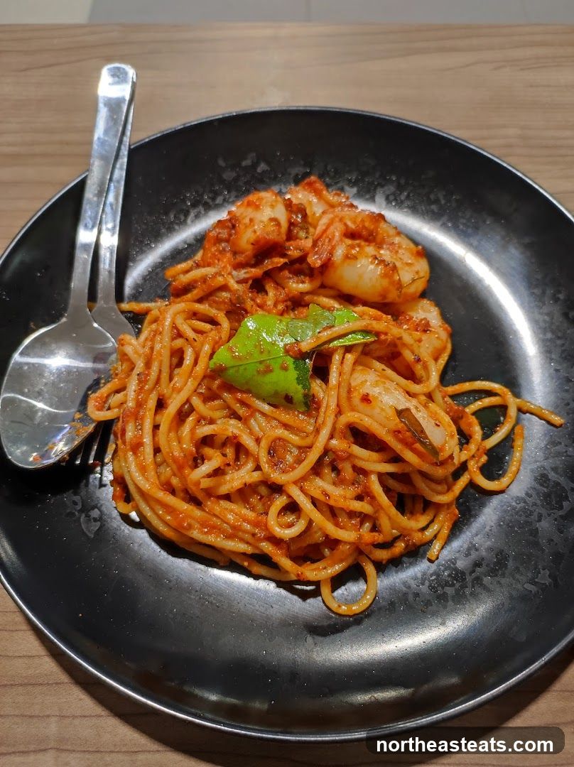 Spaghetti with Shrimp