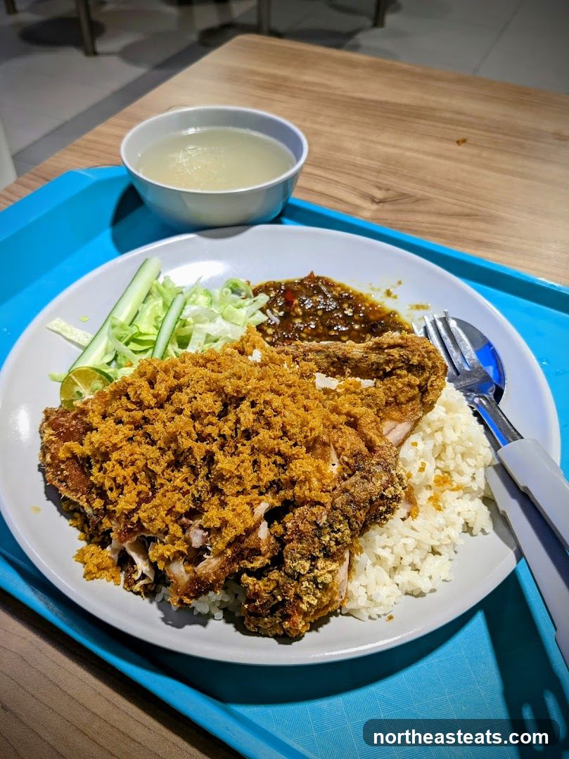 Crispy Fried Chicken Rice