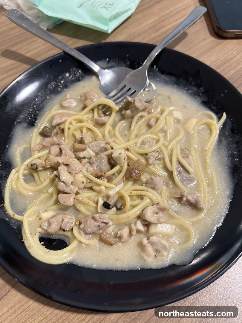 Creamy Chicken and Mushroom Pasta