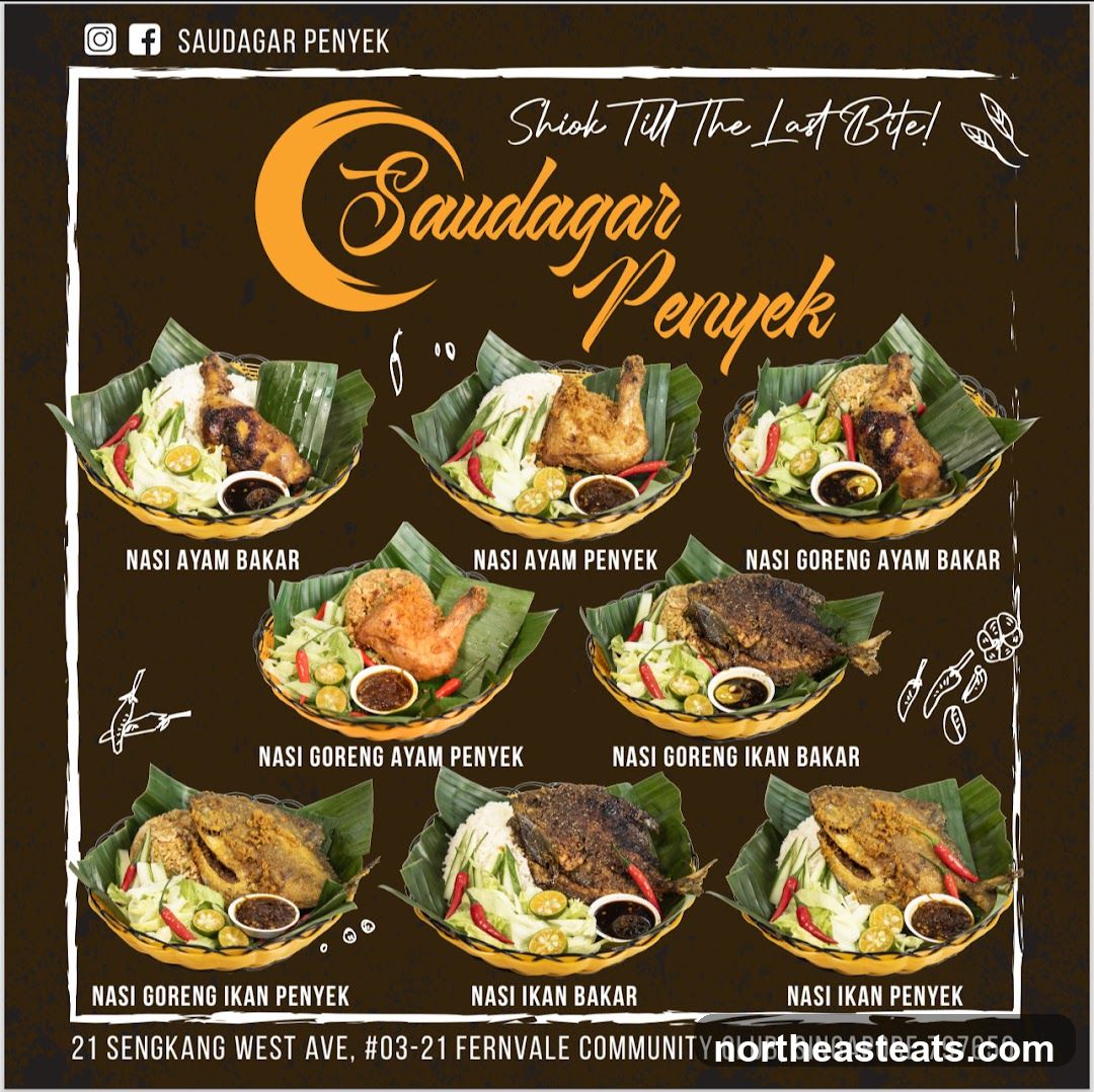 Saudagar Penyek Menu