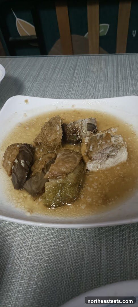 Stuffed Eggplant and Tofu Dish