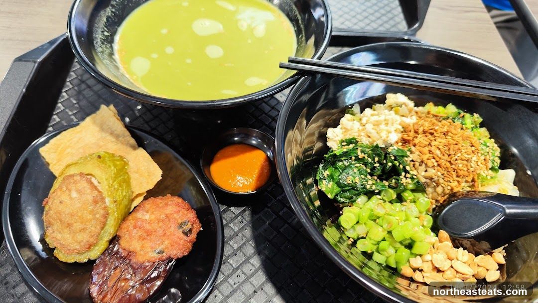 Noodle Dish with Sides