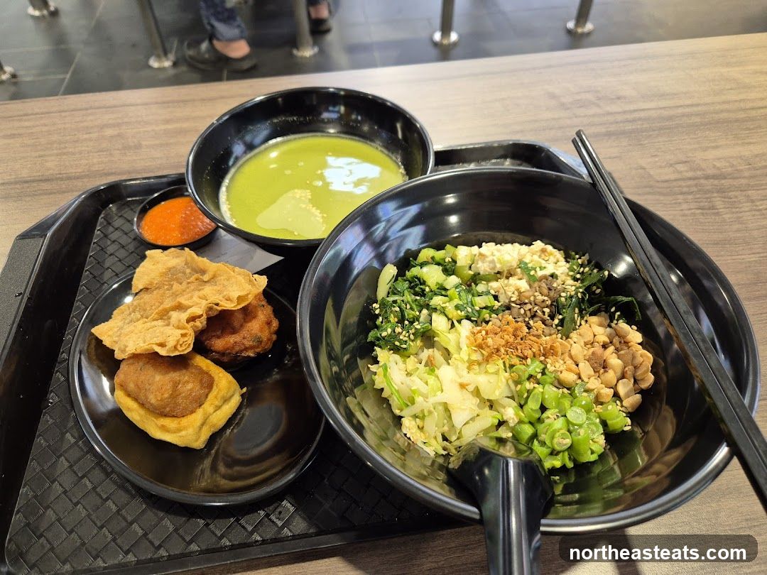 Noodle Dish with Sides