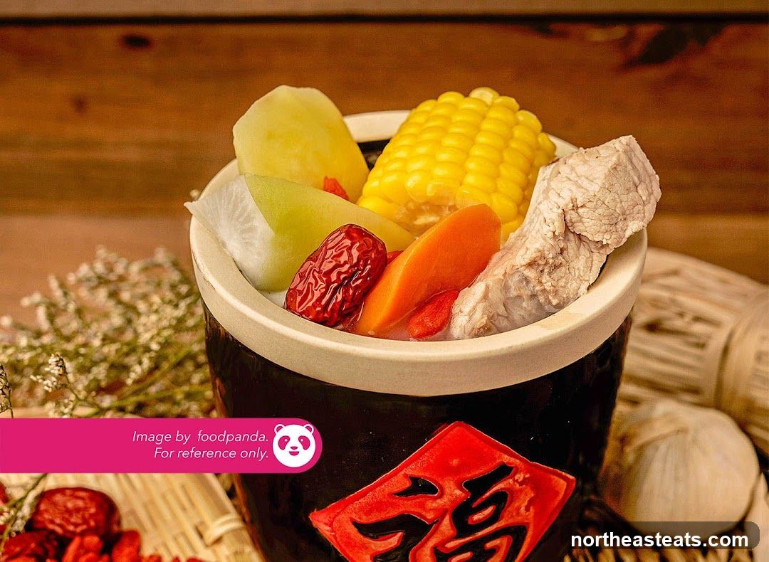 Pork Rib Soup with Corn and Vegetables