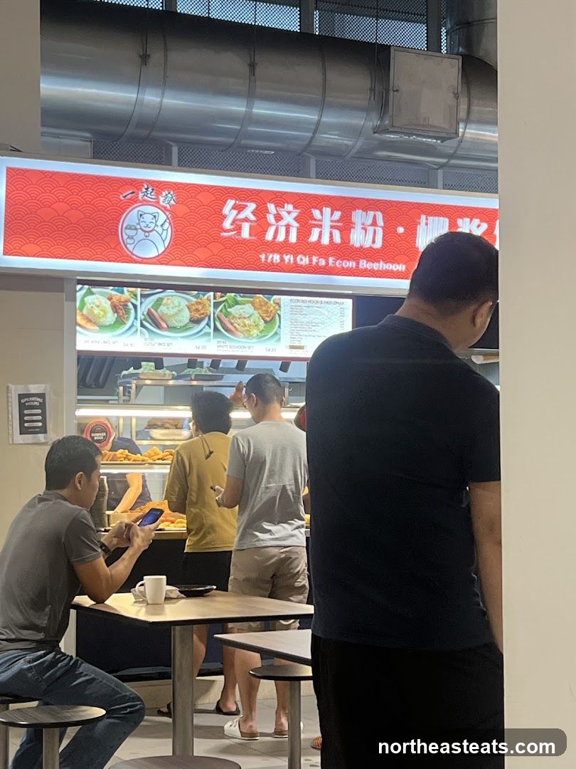 Hawker Stall with Food Display