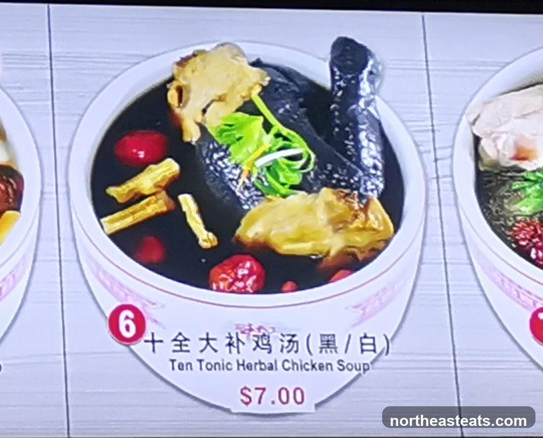 Ten Tonic Herbal Chicken Soup