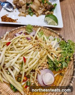 Mango Salad and Noodles