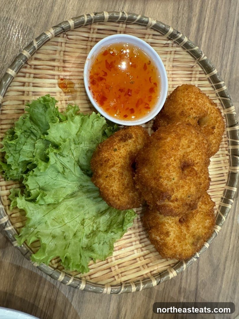 Fried Shrimp Cakes with Sweet Chili Sauce
