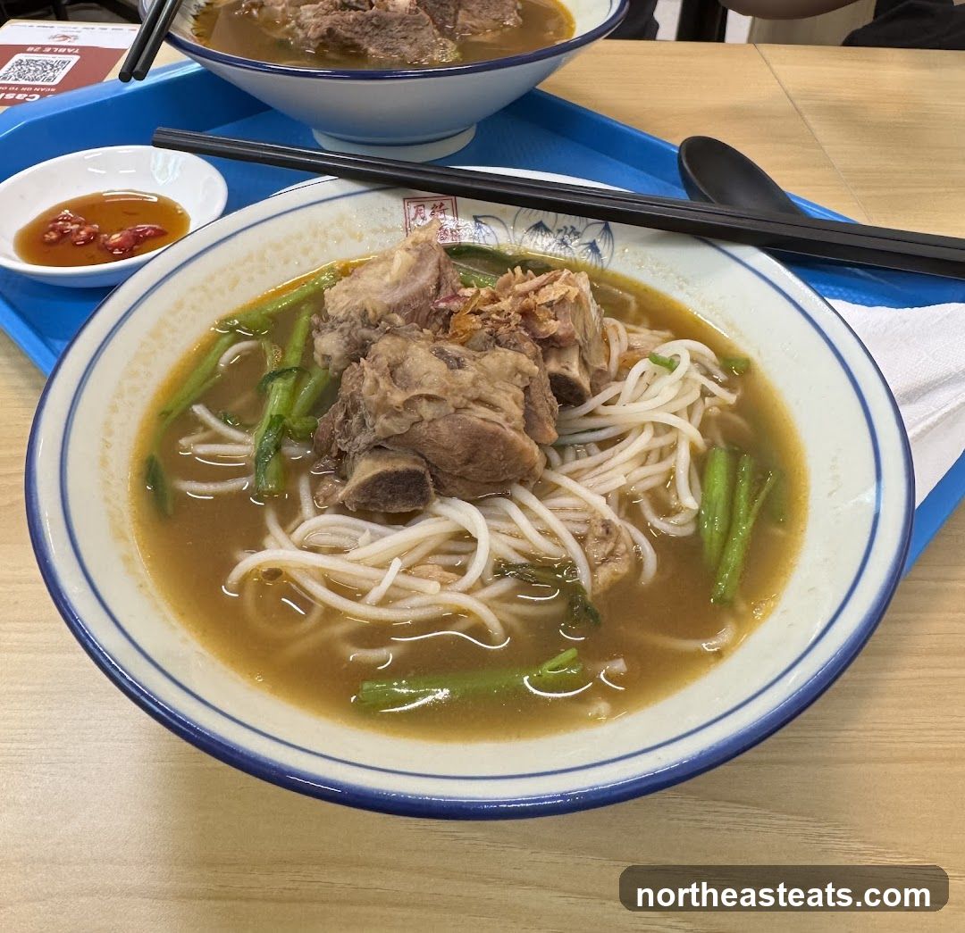Pork Ribs Noodle Soup
