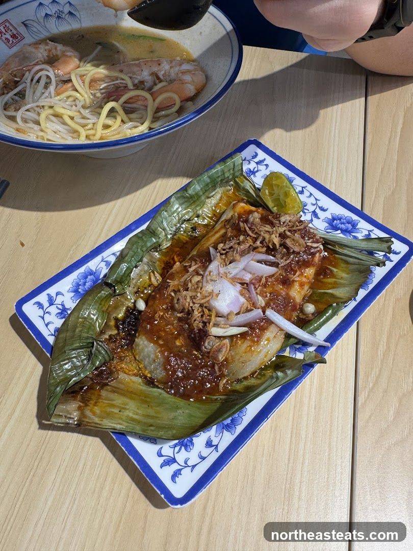 Food Platter and Noodle Soup